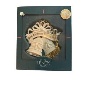 Lenox First Christmas Together 1998 Ornament made in USA In box